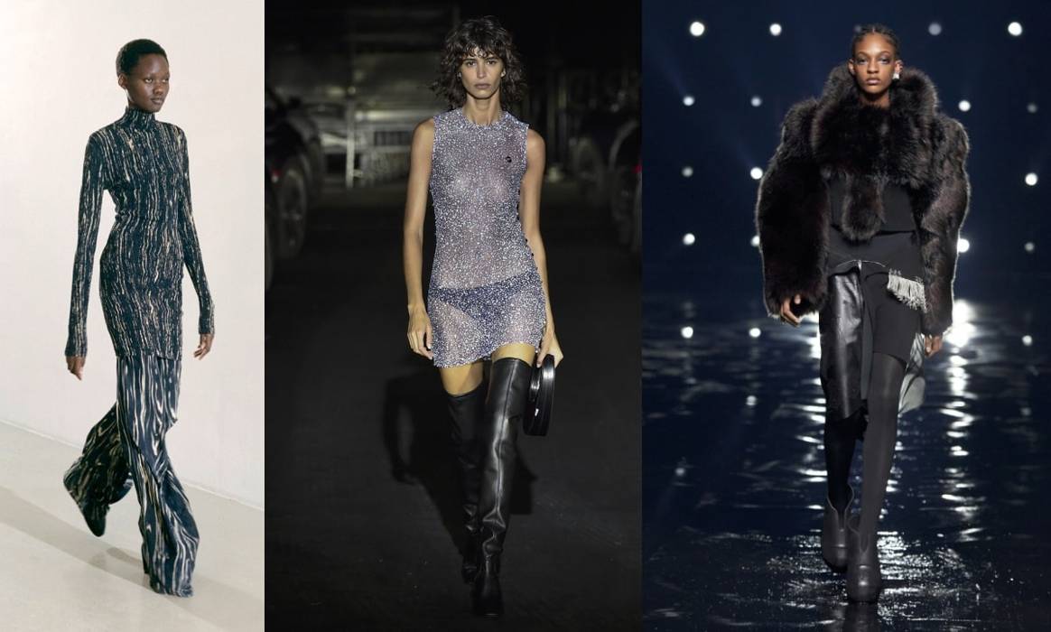 Imagen: Petar Petrov FW21, Coperni FW21, Givenchy FW21 a través de Catwalkpictures.com.