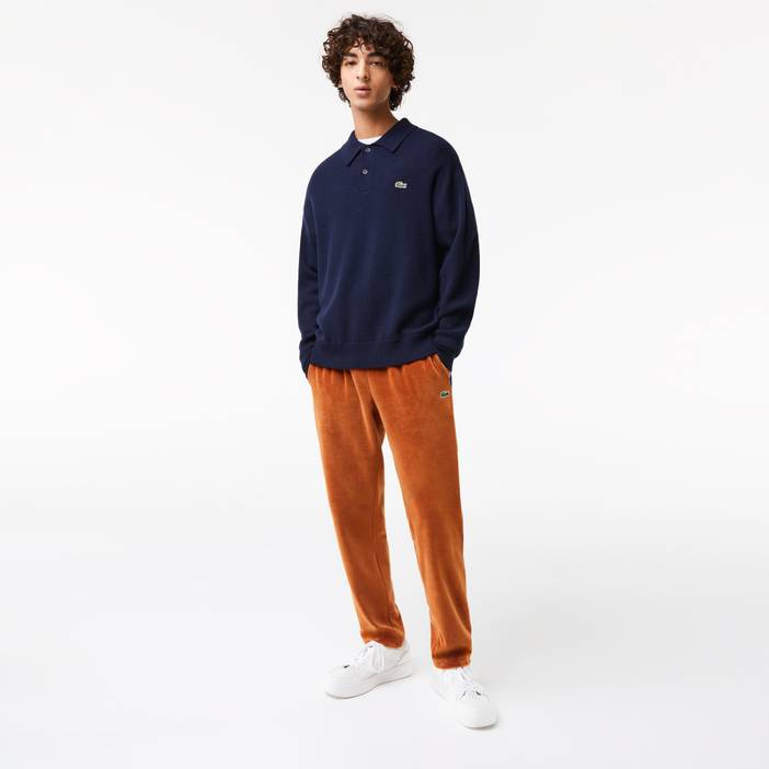 Herren Lacoste Pullover aus Wolle mit Polokragen | Lacoste