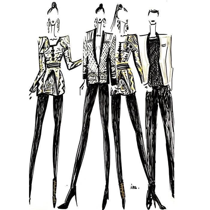 Illustrations: H&M’s designer collaborations in picture