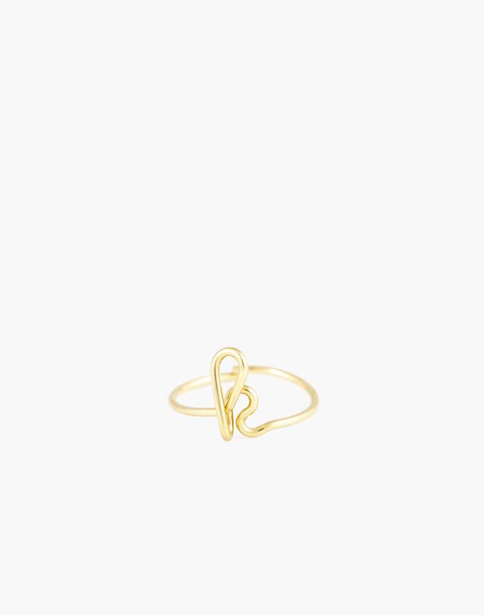 Atelier Paulin™ Poetic Letter Ring | Madewell