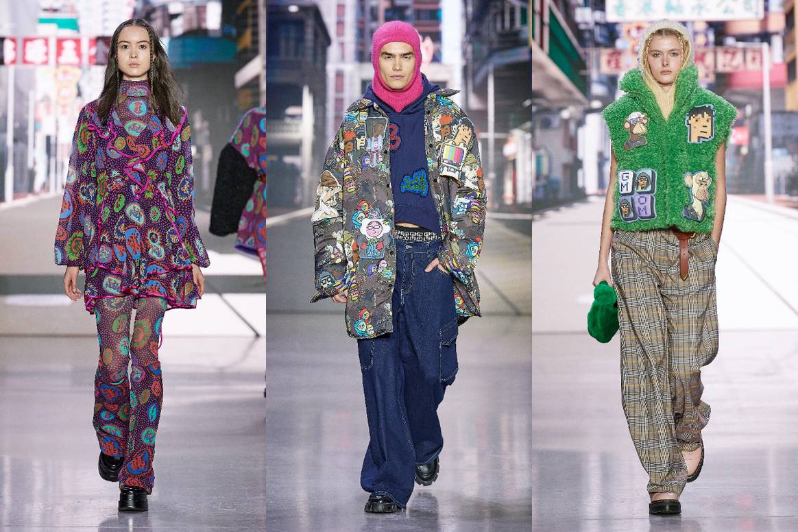 Vivienne Tam AW23, NYFW. Image: Vivienne Tam