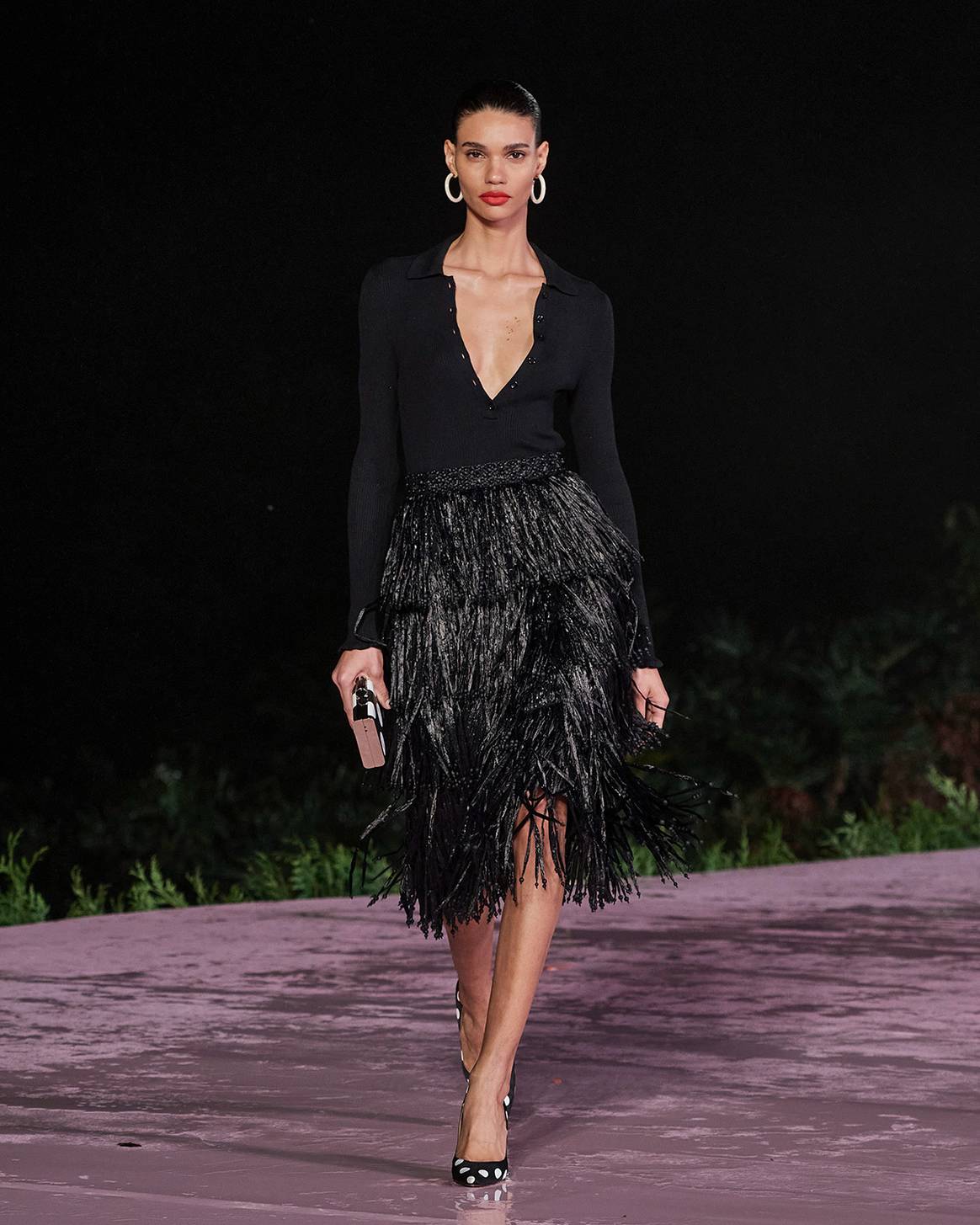 Photo Credits: Carolina Herrera, desfile de presentación en Río de Janeiro de la colección Resort 2024. Spotlight Launchmetrics.