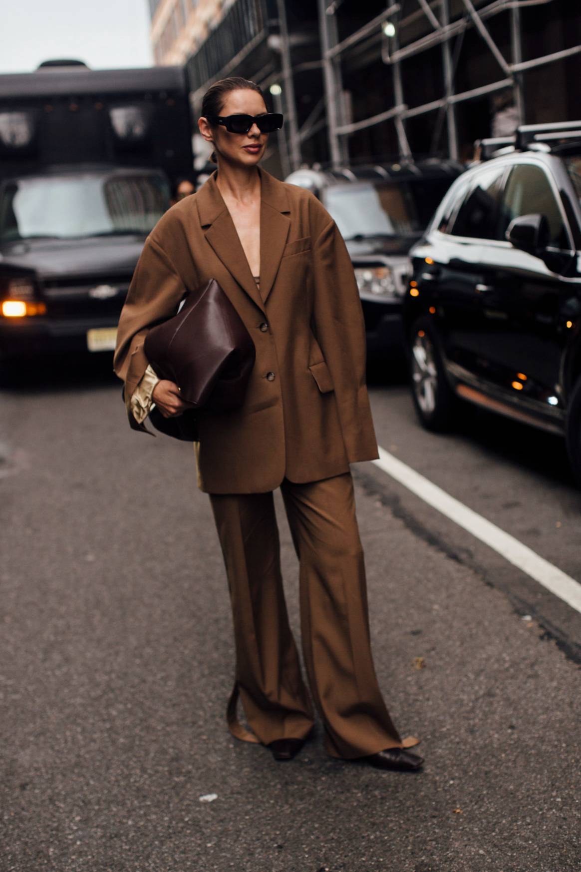 Marina Ingvarsson in Nanushka/NYFW SS24