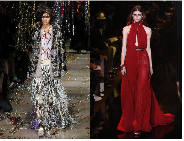 Fourrures, look rétro festif ou militaire: dix tendances des Fashion weeks