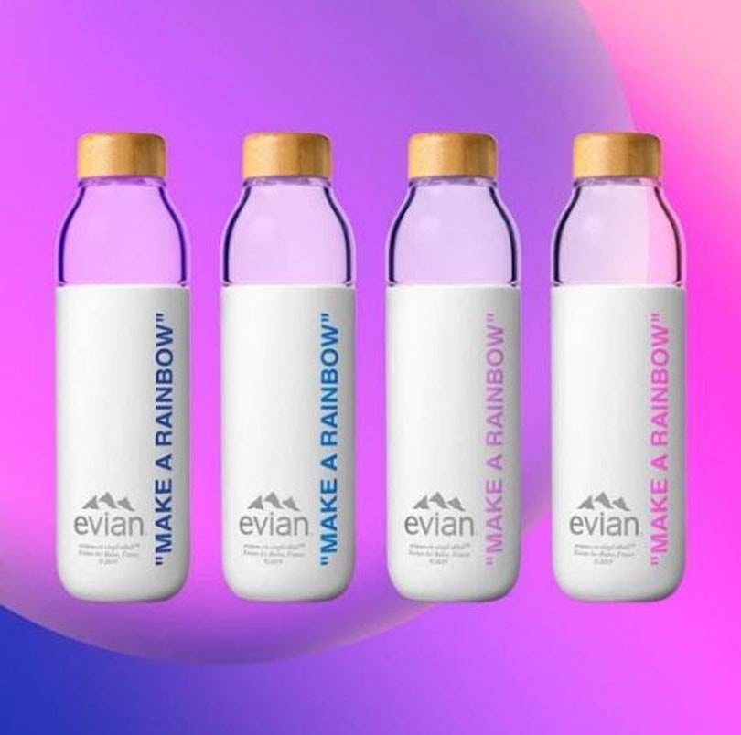 Virgil Abloh collabore à nouveau avec Evian