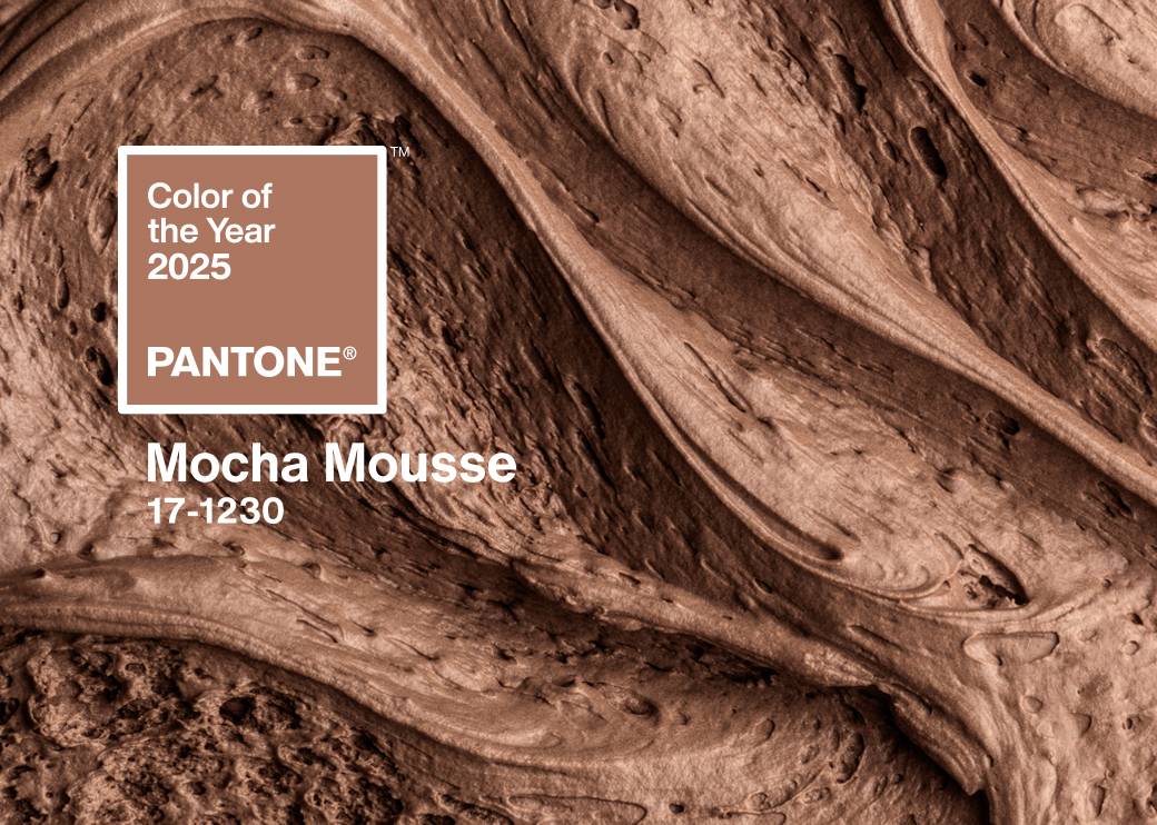 Color del Año 2025 de Pantone 'Mocha Mousse'