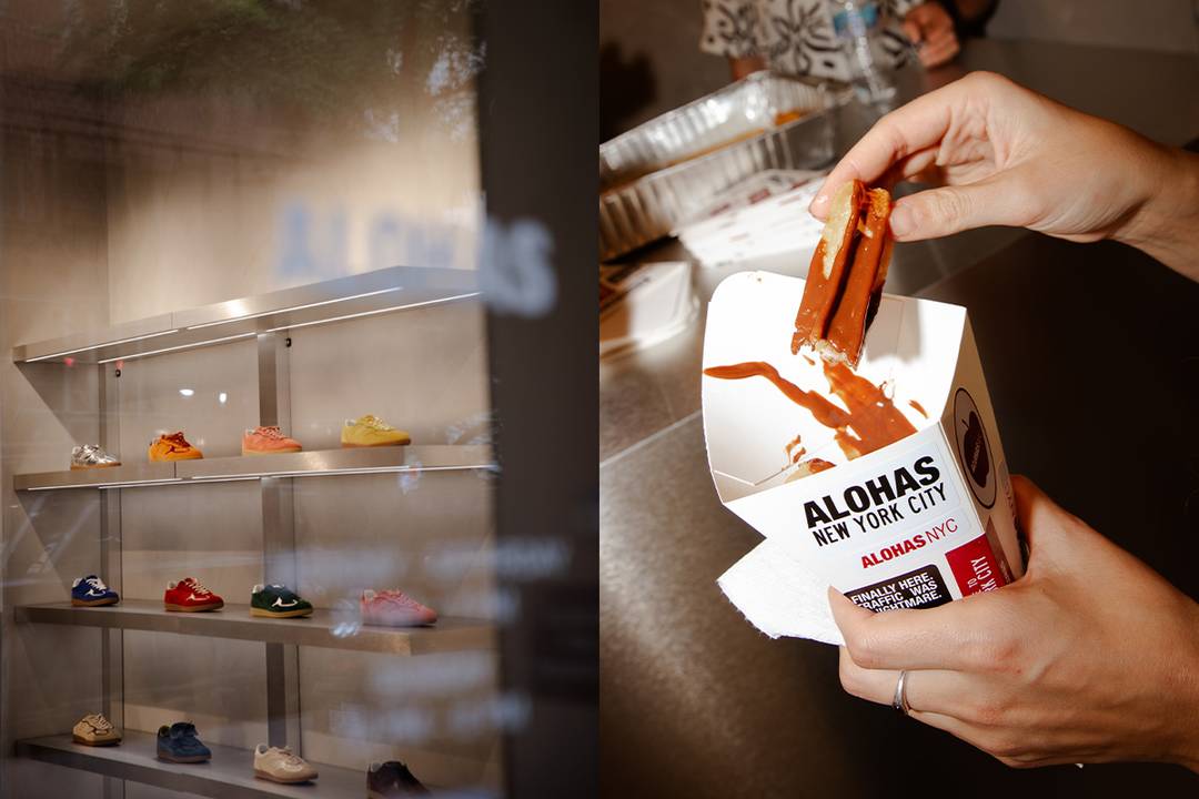 Opening party of the Alohas store in New York (United States).
