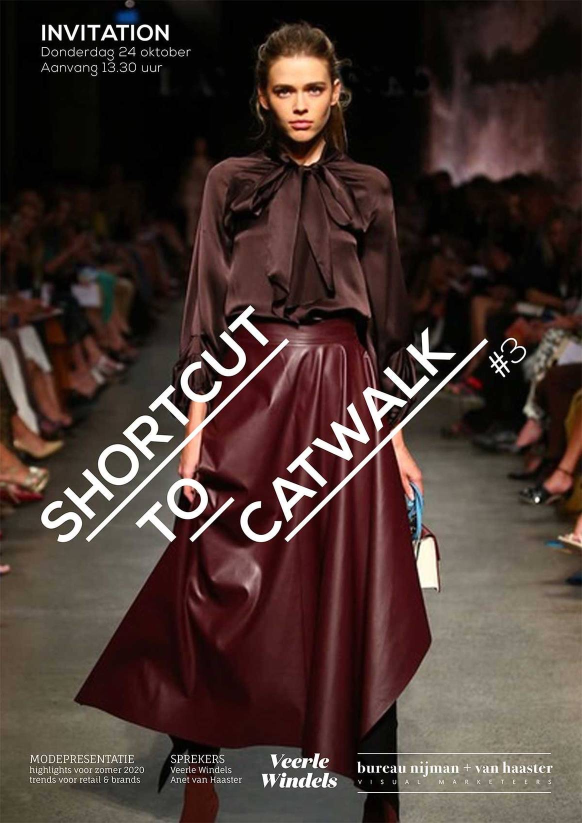 Shortcut to Catwalk Veerle Windels & Anet van Haaster - 24 oktober in Antwerpen