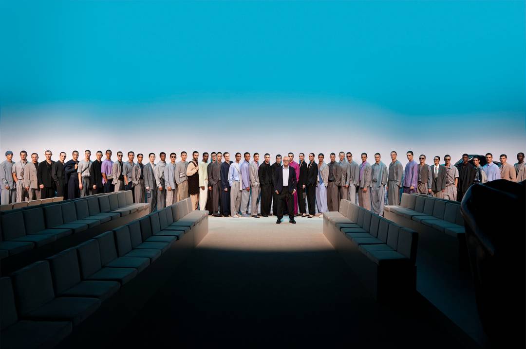 Leo Dell'Orco con i modelli