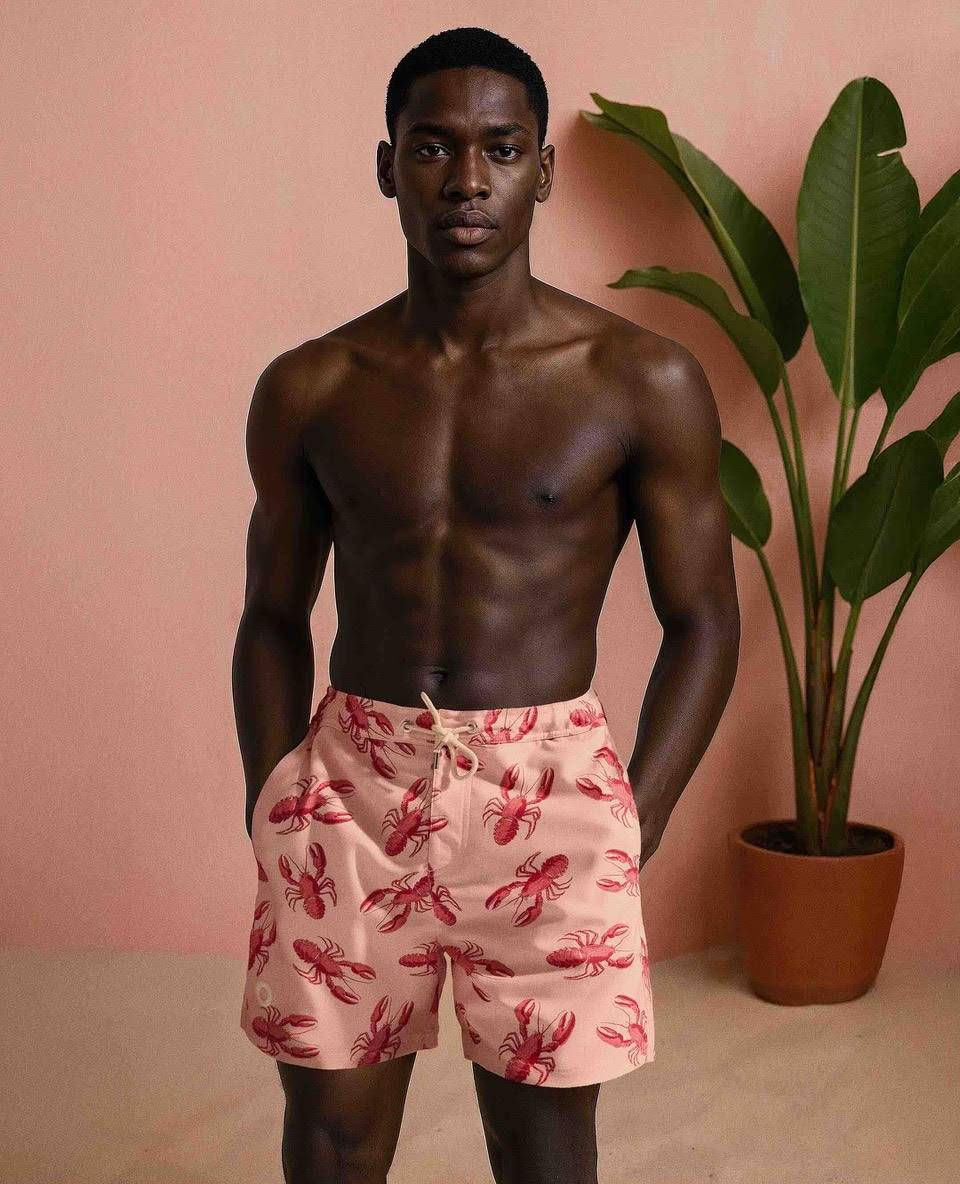 first swim shorts made entirely from natural materials, with zero plastic, zero microplastics