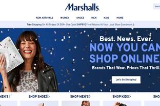 Marshalls debuts first-ever online store