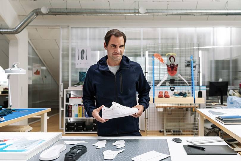 Roger Federer and On launches its first tennis-inspired sneaker