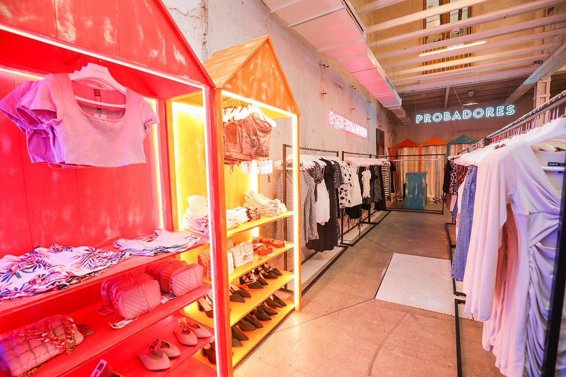 Photo Credits: Pop-up de Shein en espacio Ephimera, en el número 3 de la calle de Sandoval de Madrid.