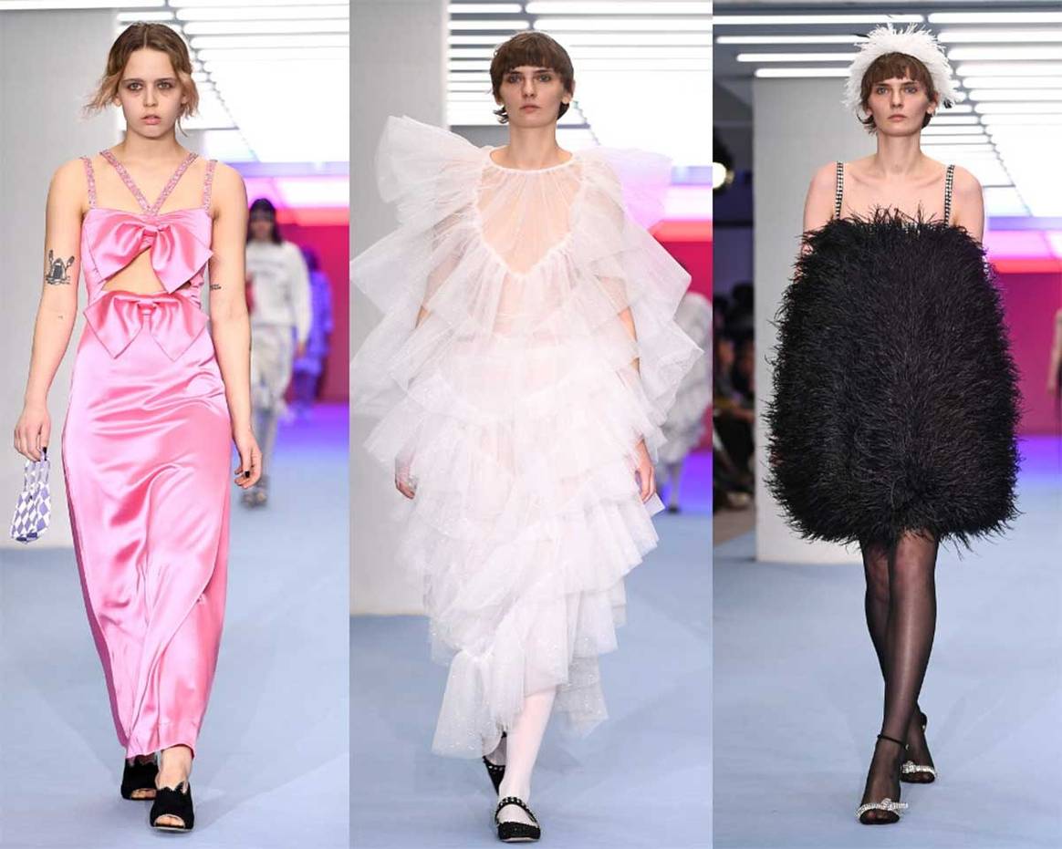 LFW AW20: Tulle, sequins and couture glamour