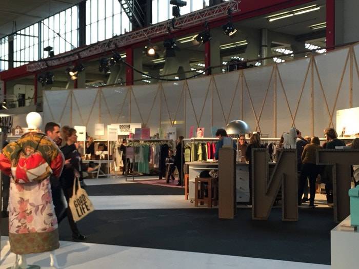 Modefabriek: rijke aankleding stands is de grootste troef