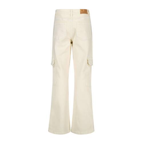 High waist flared jeans Pilar JR offwhite Wit Meisjes Stretchdenim | America Today