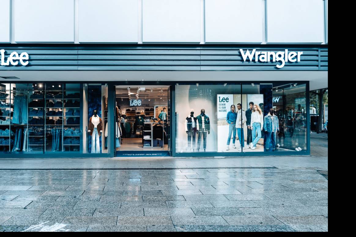 Store  di Lee e Wrangler a  Berlino