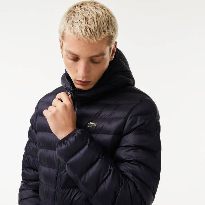 Herren Lacoste Steppjacke mit Kapuze | Lacoste
