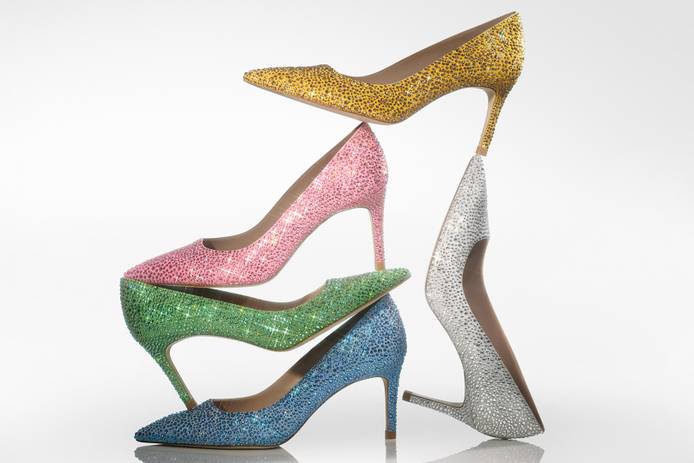 STUART WEITZMAN スニカ SL023SWRUNAROUNDSNEAKER MCEPYF Stuart Weitzman collaborates with the Swarovski Creators Lab