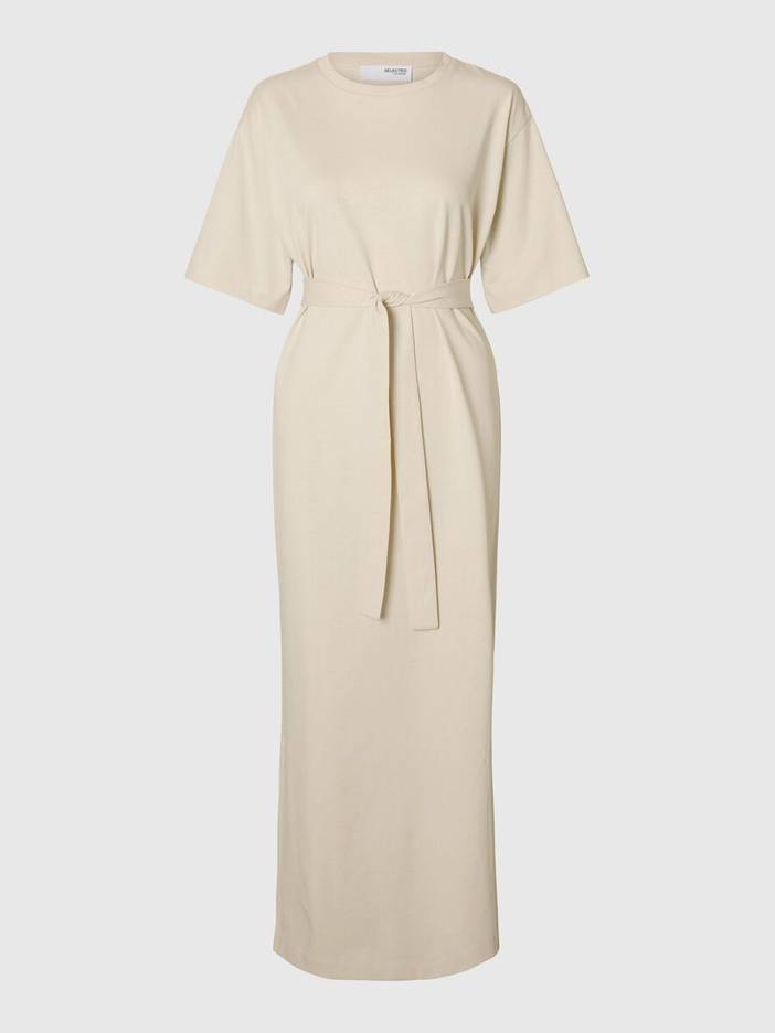Maxi Jurk Met Korte Mouwen | Selected-Femme
