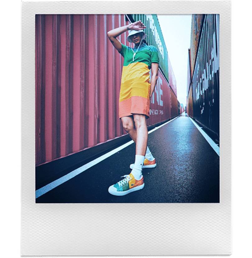 LACOSTE X POLAROID: KLEUR BEKENNEN