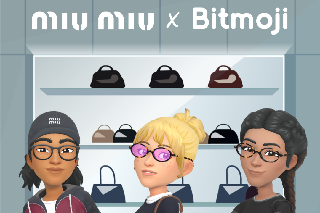 Snapchat in partnership con Miu Miu: nuovi look per Bitmoji