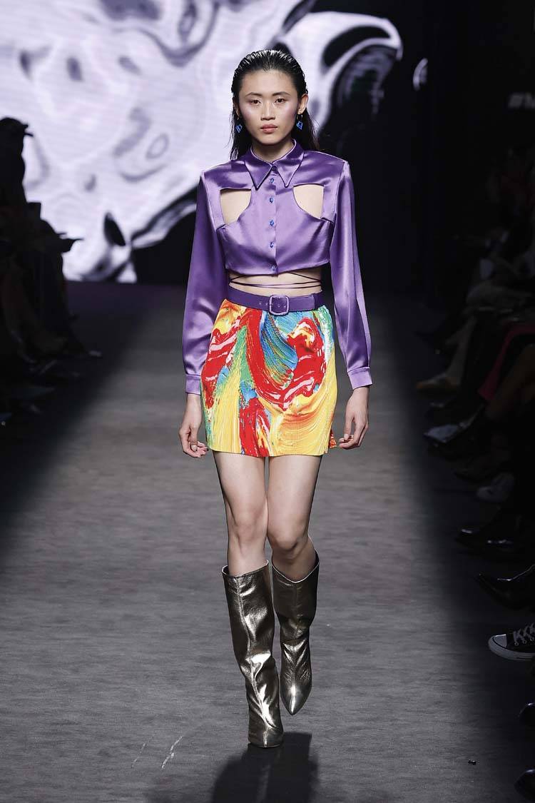 Imagen de la colección FW23 de Paloma Suárez en MBFW Madrid, por cortesía de la organización