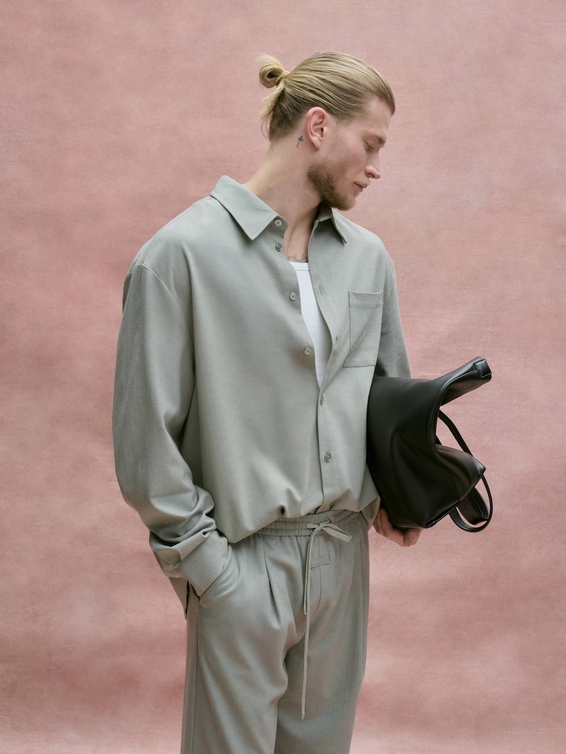 A look from Karia's debut collection