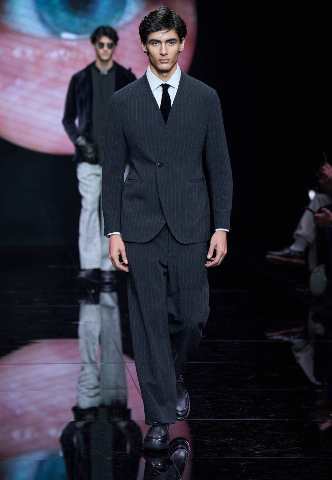 Giorgio Armani menswear show FW24,Credits: Launchmetrics