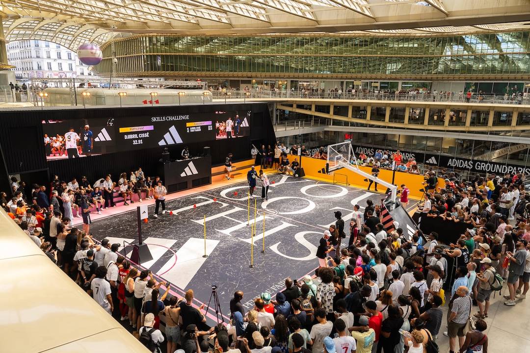 Ein Event von Adidas im Westfield Forum des Halles