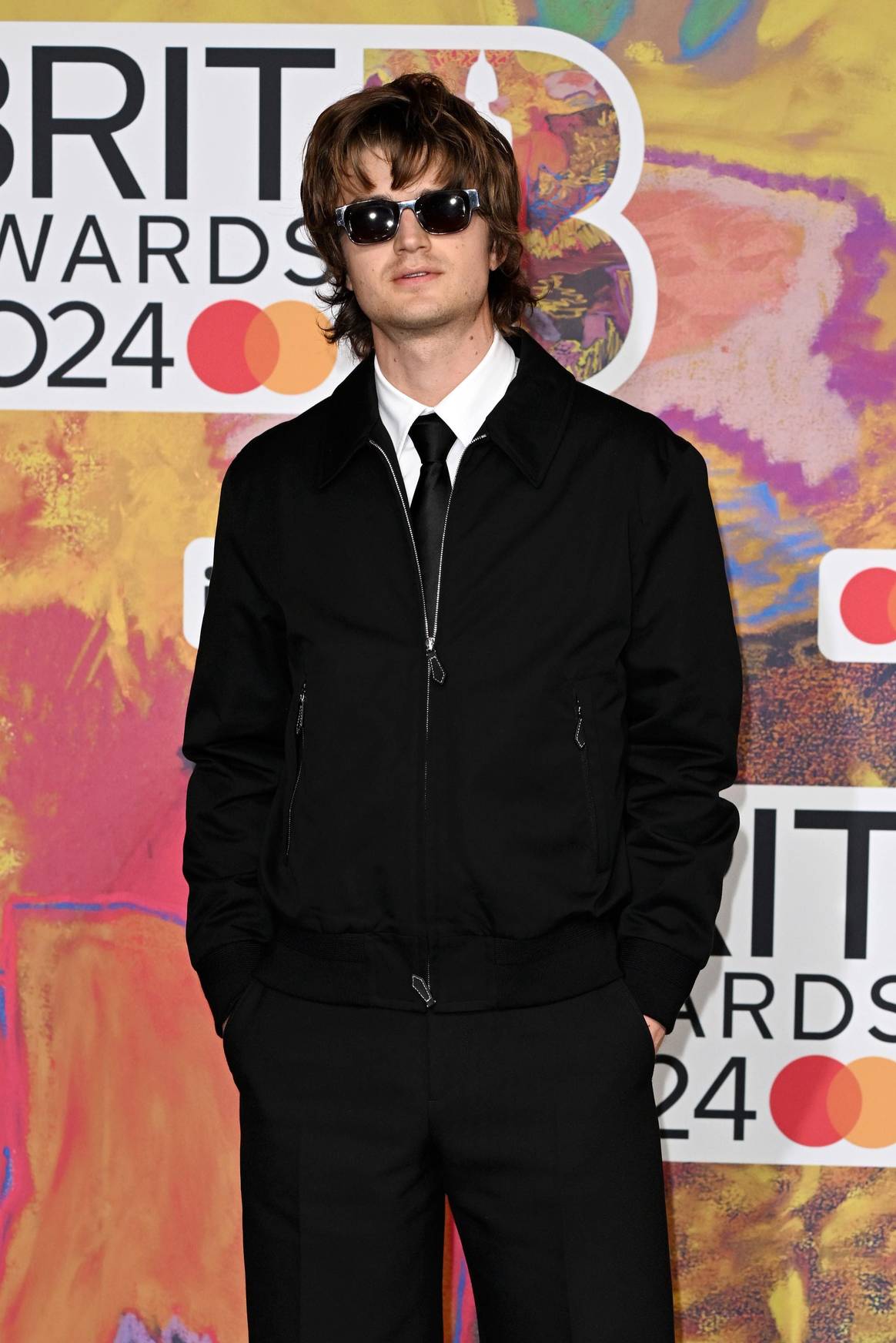 Joe Keery in Burberry.