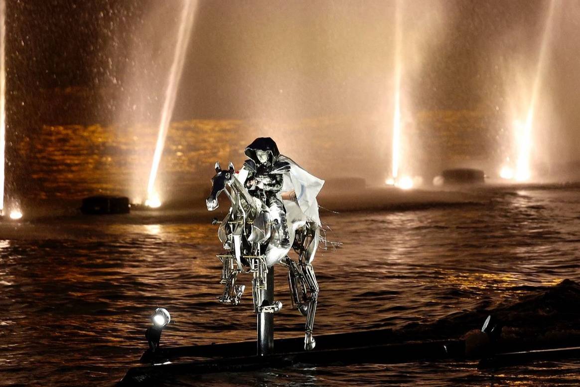 Joan of Arc costume by Jeanne Friot for the opening ceremony of the Paris 2024 Olympic Games