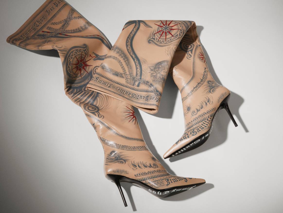 Jimmy Choo x Jean Paul Gautier