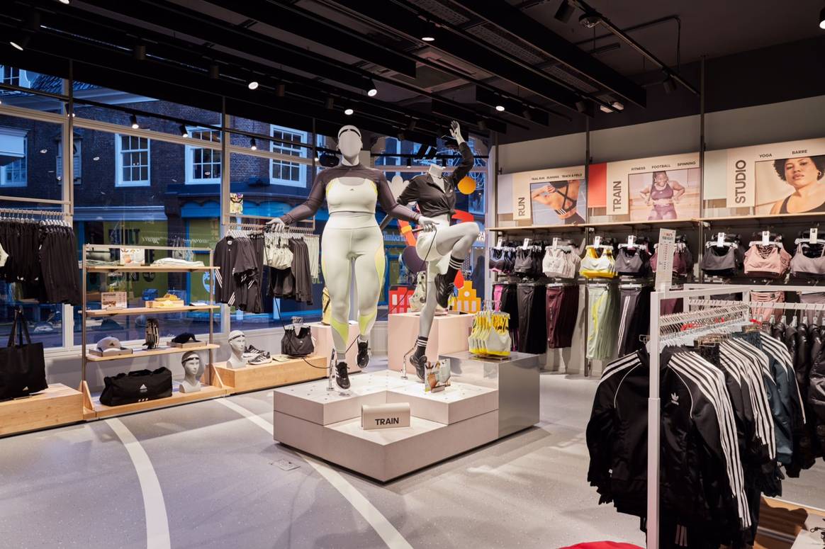 De nieuwe Adidas flagshipstore in Amsterdam. Beeld via Adidas