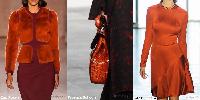 Colores de los Desfiles de Otoño/Invierno 2015-16 para Mujer