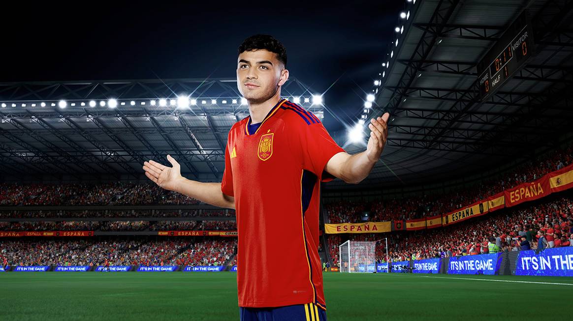 Photo Credits: Adidas, equipación oficial de la selección de España para el Mundial de Fútbol de Catar de 2022.