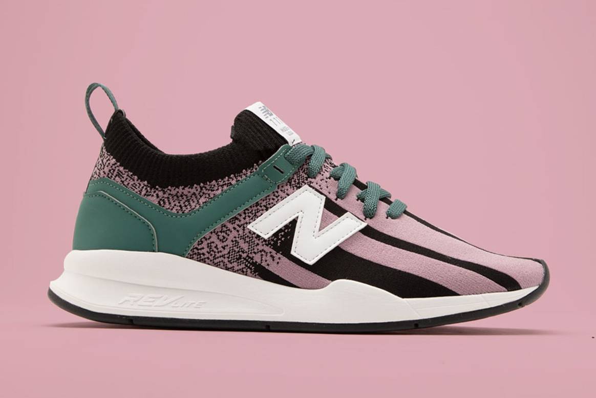 New Balance teams up with Unmade for customisable knitted shoe