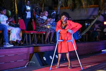 Disabled models breaking taboos on Ivory Coast catwalk