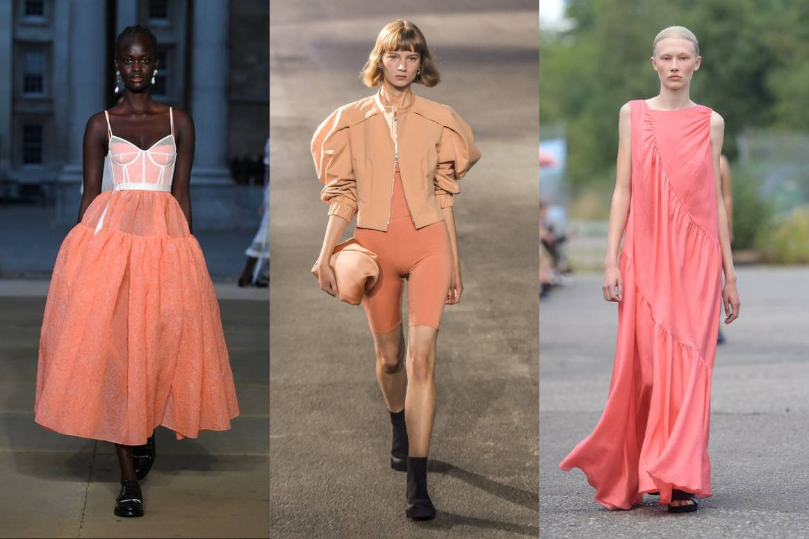 SS23 Kollektionen. Fotos: Erdem, Issey Miyake, Rabens Saloner