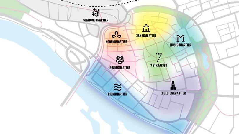 Eerste icoon kwartierenplan Arnhem geplaatst