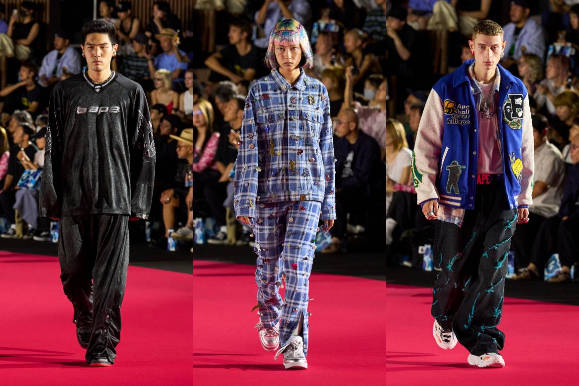 Bape SS24, Rakuten Fashion Week Tokyo.