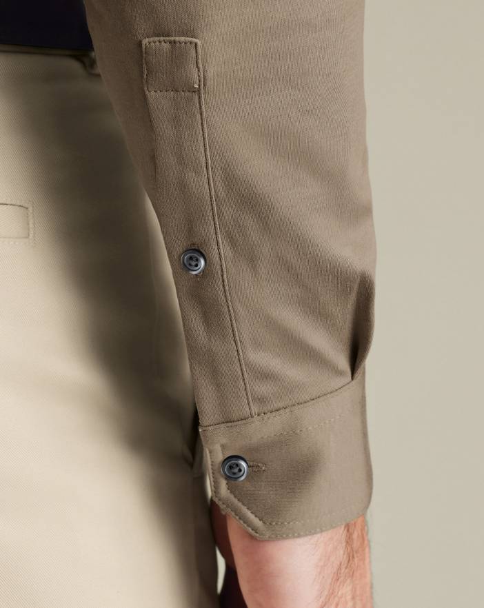 Men's Charles Tyrwhitt Long Sleeve Smart Jersey Polo Shirt | Charles Tyrwhitt