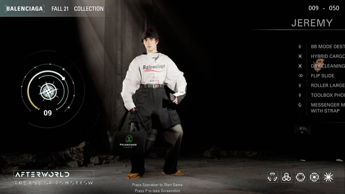 Balenciaga, más gamer: lanza su videojuego con tecnología “Fortnite”