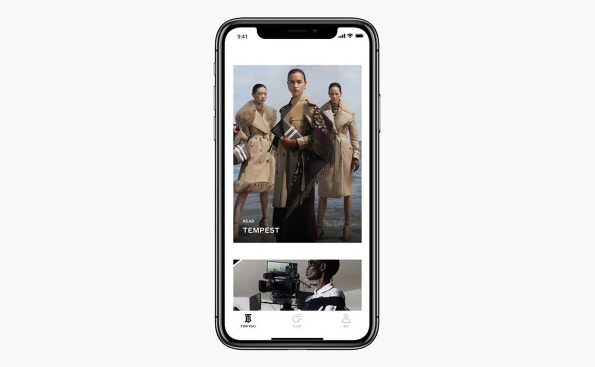 Burberry y Apple crean “R Message”: la nueva herramienta para clientes de la firma británica