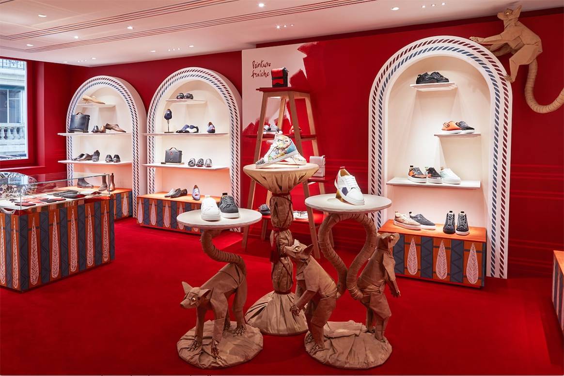 En images la nouvelle boutique Christian Louboutin rue Saint Honore