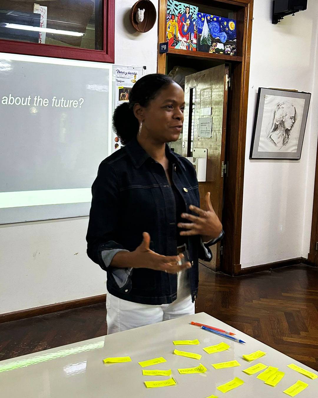 Makeba Lewis en su última visita a Buenos Aires.