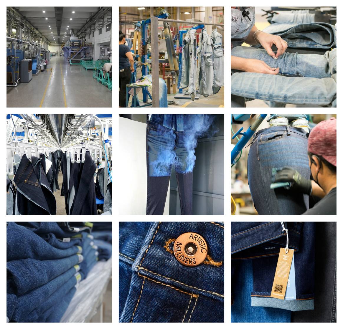 Denim production - vertically manufacturing company Artistic Milliners