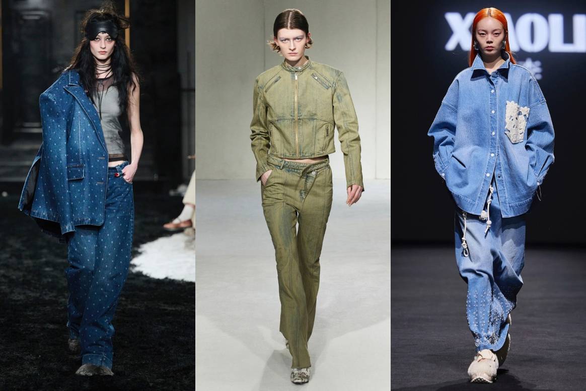 AW24 denim looks: Markgong, Cplus und Xiaoli