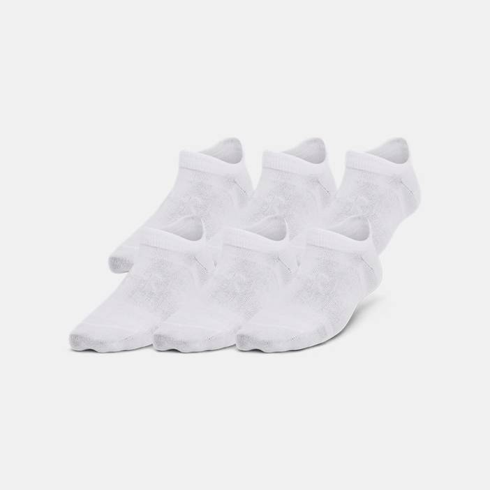 Essential Füßlinge im 6er-Pack für Kinder Weiß | Under Armour