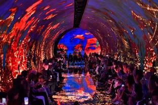 Balenciaga's Paris show emerges from tunnel of trauma